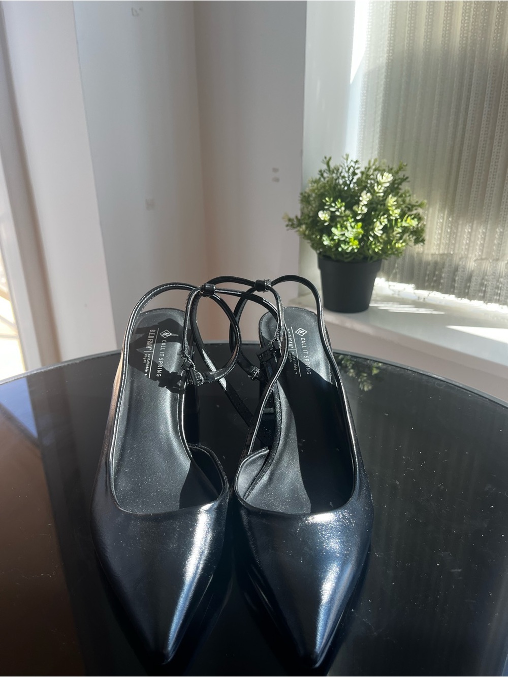 NWOT Pointed Toe Slingback Heels